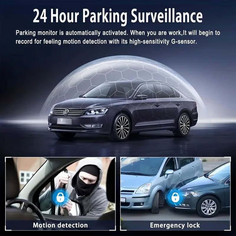 🚘LAST DAY 49% OFF - Full View Car Dashcam System (Buy More Save More)🔥