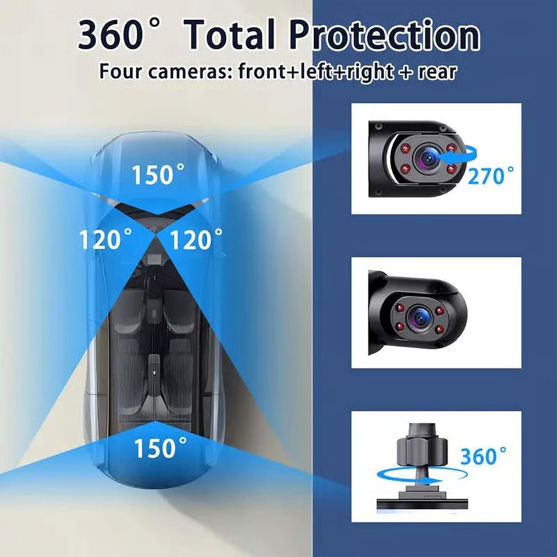 🚘LAST DAY 49％ OFF - Full View Car Dashcam System (Buy More Save More)🔥