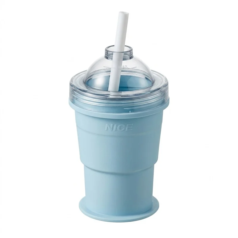 New 💥Collapsible Cup: Portable, Leak-Proof, Retractable Coffee & Iced Drink Cup for Outdoors