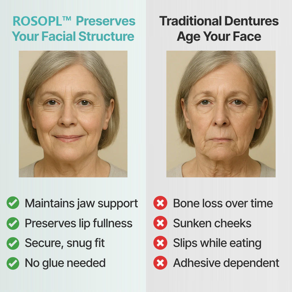 😊Final Day Deal: 70% Discount!🦷DarkFairy™ Custom-Fit Functional Full Dentures for Greater Self-Assurance