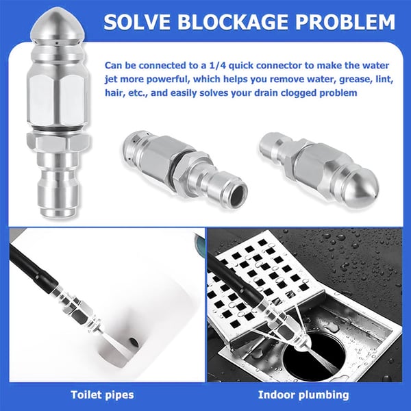 Quick Connect Stainless Nozzle Set