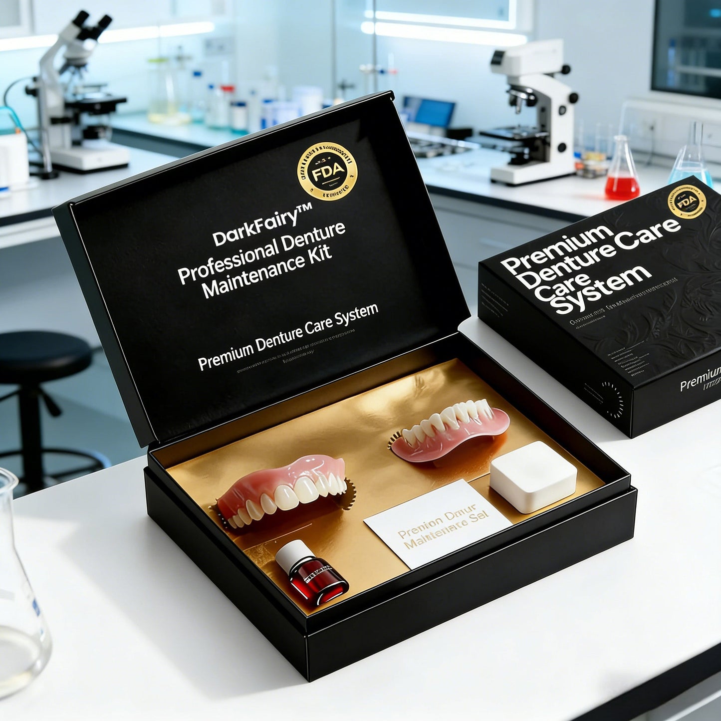 😊Final Day Deal: 70% Discount!🦷DarkFairy™ Custom-Fit Functional Full Dentures for Greater Self-Assurance