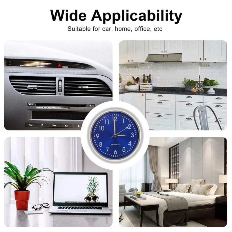🔥Vintage gift-Luminous decoration mini clock for car/motorcycle/Sewing machine/