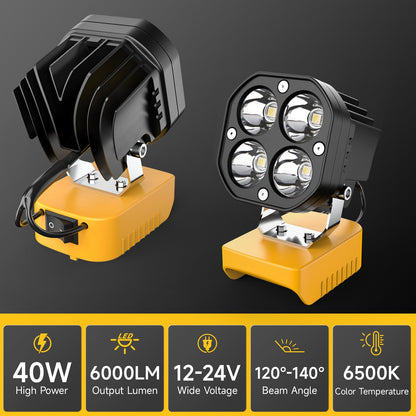2026 Outdoor Essentials💥  20V Battery Cordless Work Light