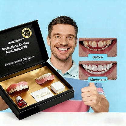 😊Final Day Deal: 70% Discount!🦷DarkFairy™ Custom-Fit Functional Full Dentures for Greater Self-Assurance