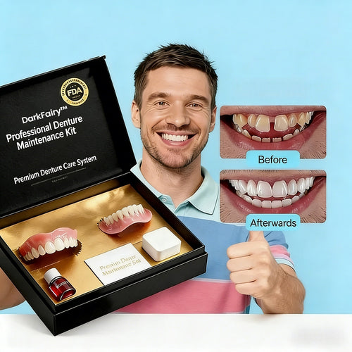 😊Final Day Deal: 70% Discount!🦷DarkFairy™ Custom-Fit Functional Full Dentures for Greater Self-Assurance