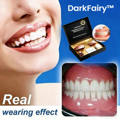 😊Final Day Deal: 70% Discount!🦷DarkFairy™ Custom-Fit Functional Full Dentures for Greater Self-Assurance