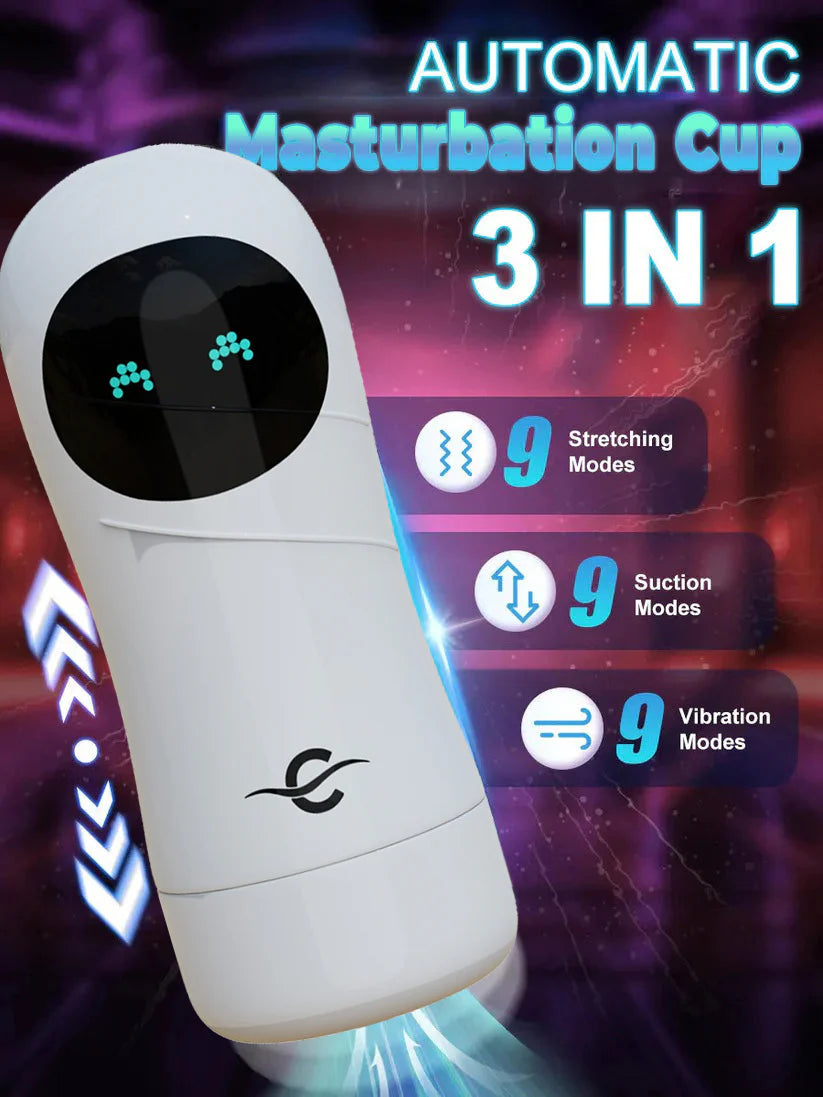 😮H【Discreet Delivery】-Smart Suction & Stroke Device – Fully Automated for Effortless Enjoyment