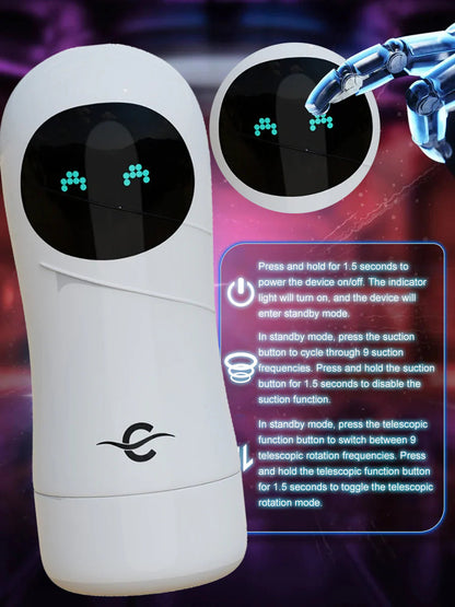 😮H【Discreet Delivery】-Smart Suction & Stroke Device – Fully Automated for Effortless Enjoyment