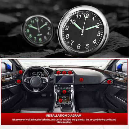 🔥Vintage gift-Luminous decoration mini clock for car/motorcycle/Sewing machine/