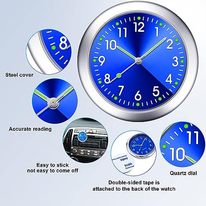 🔥Vintage gift-Luminous decoration mini clock for car/motorcycle/Sewing machine/