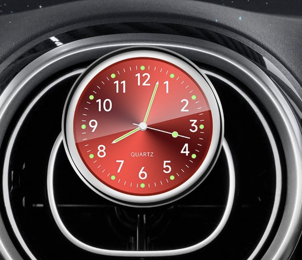 🔥Vintage gift-Luminous decoration mini clock for car/motorcycle/Sewing machine/