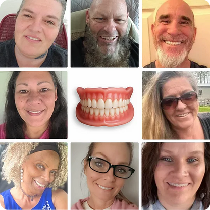😊Final Day Deal: 70% Discount!🦷DarkFairy™ Custom-Fit Functional Full Dentures for Greater Self-Assurance
